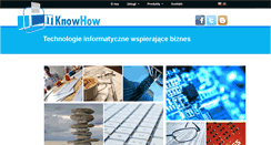 Desktop Screenshot of itknowhow.pl